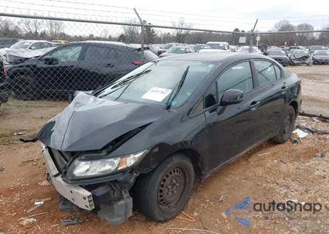 2015 Honda Civic Lx из США, поврежденный, VIN 19XFB2F51FE288663